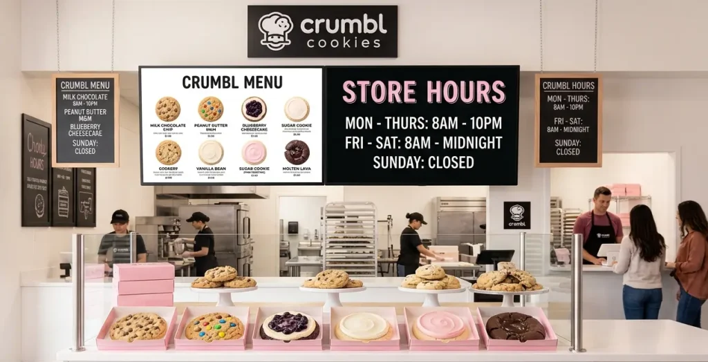 Crumbl Hours What Time Does Crumbl Open and Close