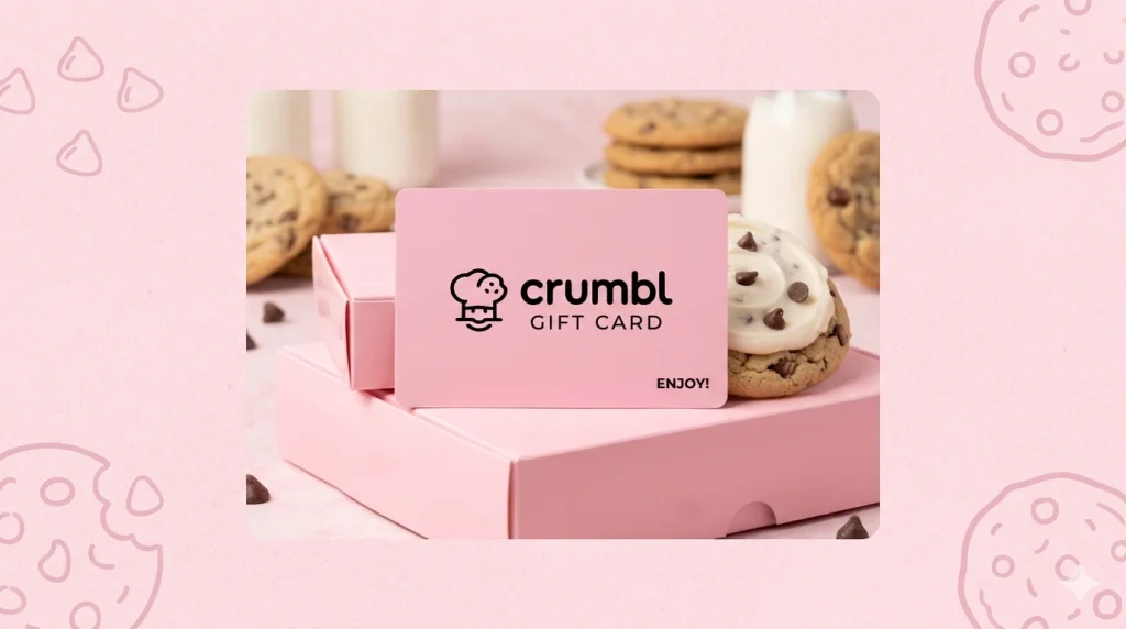 Crumbl Cookies card