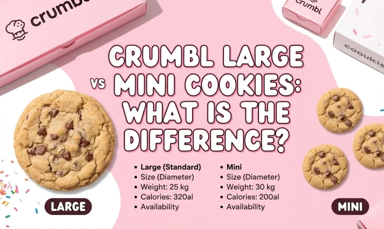 Crumbl Large Vs Mini Cookies What is the Difference