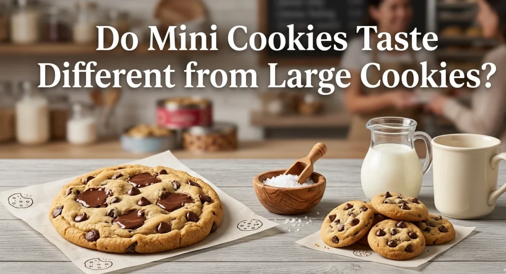 Do Mini Cookies Taste Different from Large Cookies