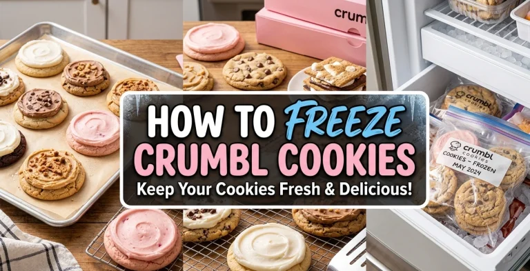 Freeze Crumbl Cookies
