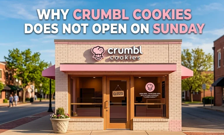 Why Crumbl Cookies Does Not Open on Sunday