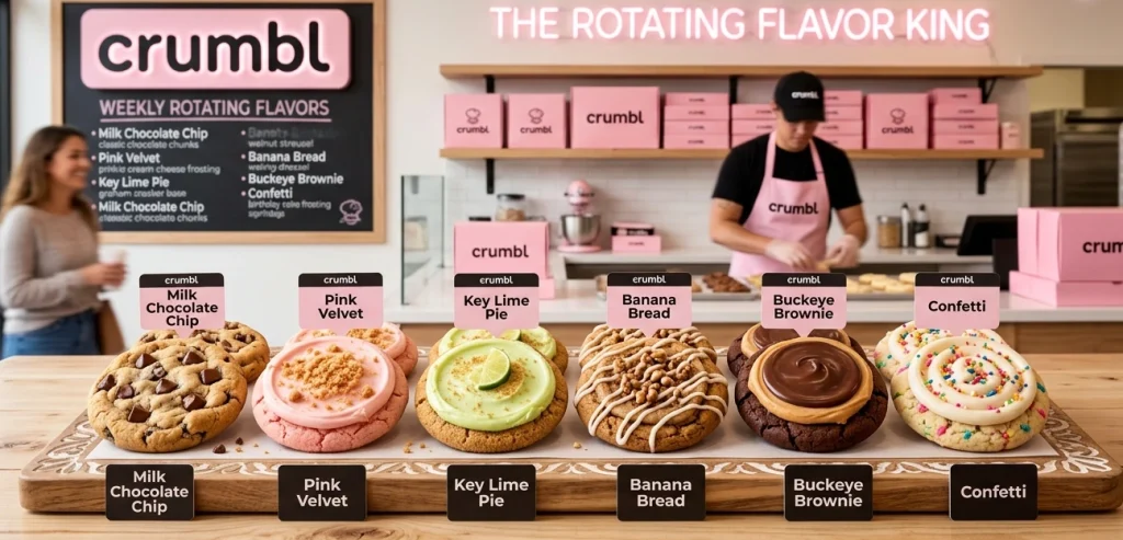 Crumbl Cookies The Rotating Flavor King